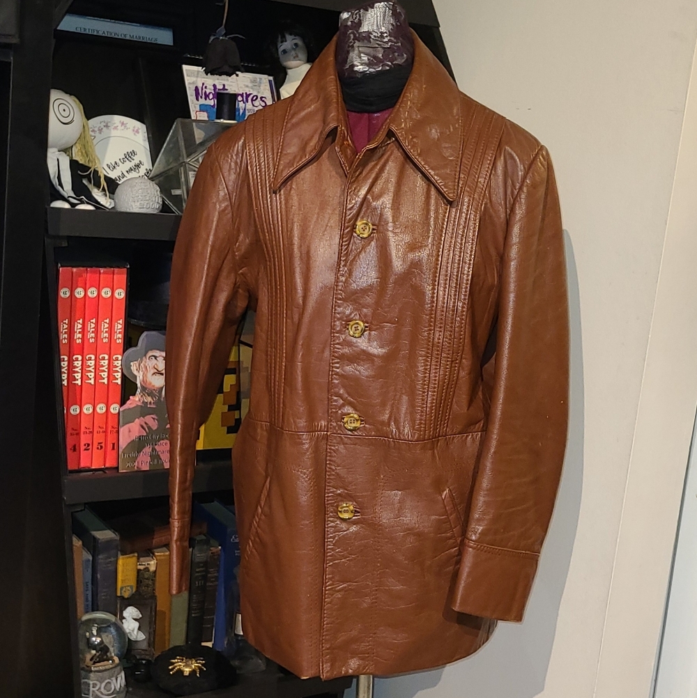 70s Classic Sears Roebuck & Co. Leather Jacket